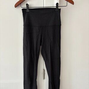Lululemon Align black emboss leggings in size 4